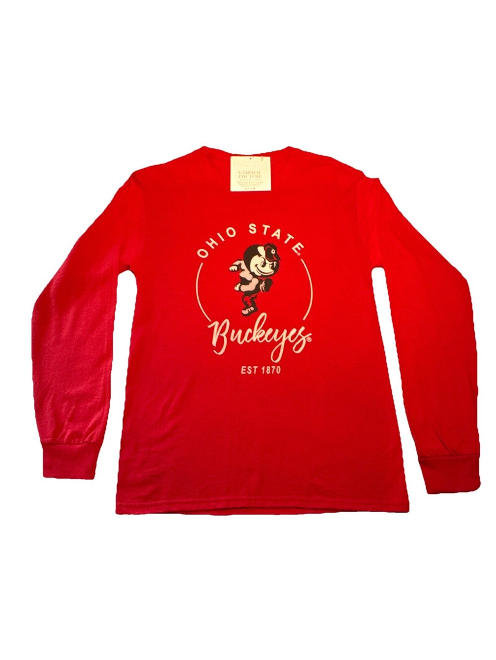 Gameday Couture Ohio State Mens Red Long Sleeve Shirt S Officially Licensed